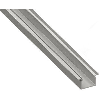 Светодиодный профиль врезной, алюминиевый, анодированный RC-2212