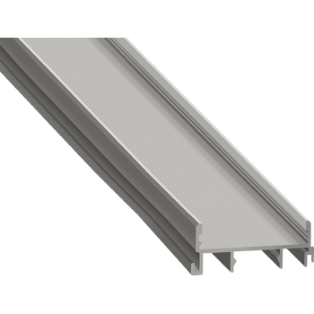 Светодиодный профиль для скрытого монтажа алюминиевый, анодированный SF-3512