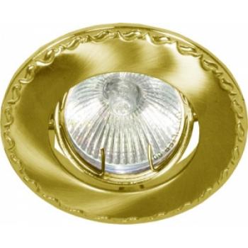 Светильник потолочный, R50 E14 матовое золото-золото, 125-R50
