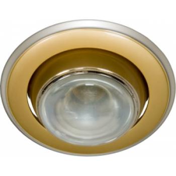 Светильник потолочный, R50 E14 золото-хром, 301-R50