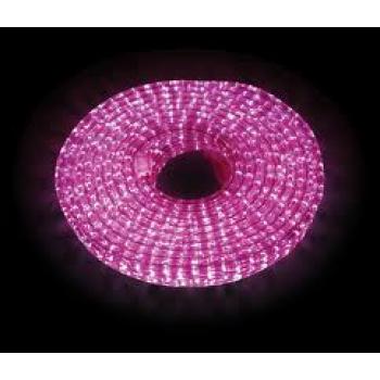 Дюралайт (световая нить) со светодиодами, 2W 100м 230V 36LED/м 13мм, розовый, LED-R2W