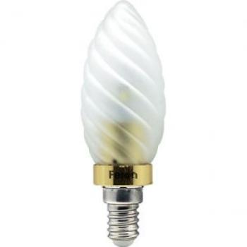 Лампа светодиодная, 6LED(3.5W) 230V E14 4000K золотая золото, LB-77