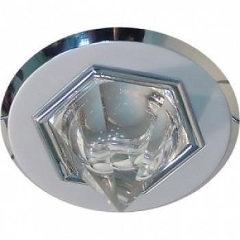 Светильник потолочный, MR16 G5.3 жемчужный хром-хром, DLT023E