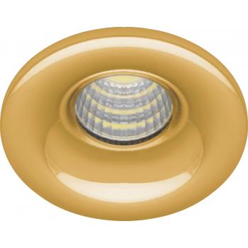 Светодиодный светильник встраиваемый со светодиодами LN003, 3W, 210 Lm, 4000К, золото
