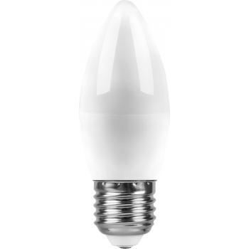 Лампа светодиодная SAFFIT SBC3707 Свеча E27 7W 4000K