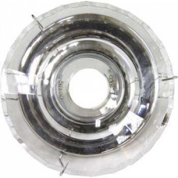 Светильник потолочный, JCDR G5.3 с прозрачным стеклом, хром, c лампой, DL4158-CL
