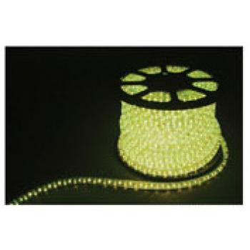 Дюралайт (световая нить) со светодиодами, 3W 50м 230V 72LED/м 11х17мм, лимонный, LED-F3W