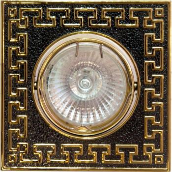 Светильник потолочный, MR16 G5.3 серебро-золото, DL2008S
