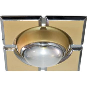 Светильник потолочный, R50 E14 золото-хром, 098-R50-S