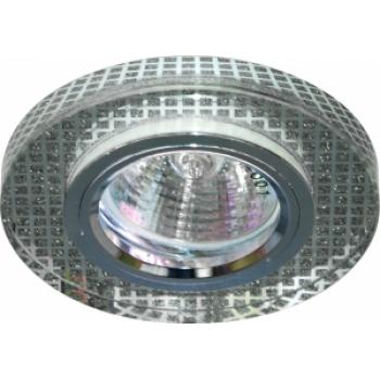 Светильник потолочный, MR16 G5.3 прозрачный,серебро, серебро, 8040-2