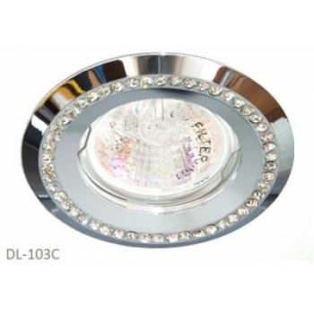 Светильник потолочный DL114-C MR16 MAX50W 12V G5.3 прозрачный, золото