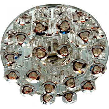 Светильник потолочный JCD9 Max35W G9 прозрачный-коричневый, прозрачный, 1550