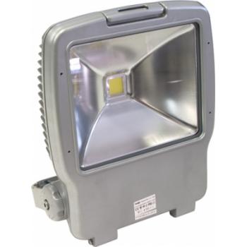 Прожектор квадратный, 1LED/50W-белый 230V серебрянный (IP54), LL-163