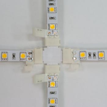 Комплект Х коннекторов с соединителем для светодиодной ленты (5050/10мм), LD191