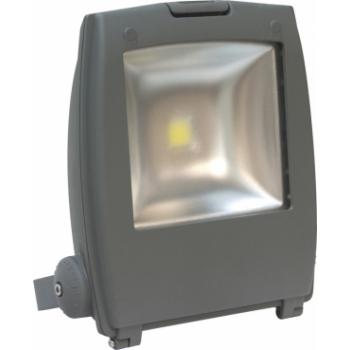 Прожектор квадратный, 1LED*60W-белый 230V 6500K серый (IP65), LL-164