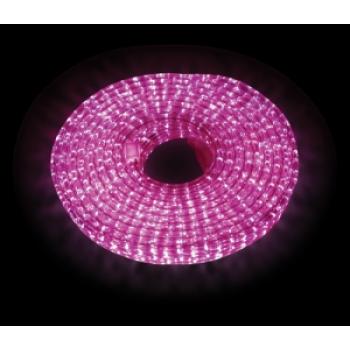 Дюралайт (световая нить) со светодиодами, 3W 50м 230V 72LED/м 11х17мм, розовый, LED-F3W