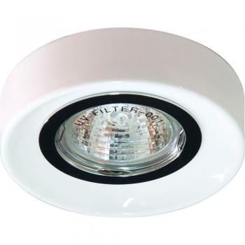 Светильник потолочный MR16 MAX50W 12V G5.3, белый, керамика,DL110-С