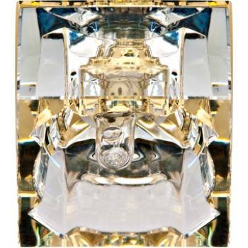 Светильник потолочный, JCD9 35W G9 с прозрачным стеклом, золото, JD62