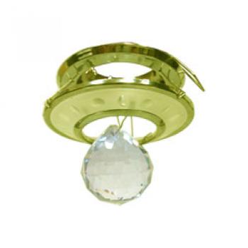 Светильник потолочный, MR16 G5.3 с прозрачным стеклом, золото, с лампой, DL4171