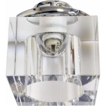 Светильник потолочный, JCD G9 с прозрачным стеклом, хром, с лампой, JD65-CL