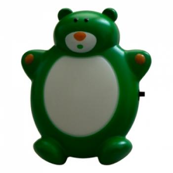Светильник ночной медвежонок 1.5W 230V зеленый, FN1004