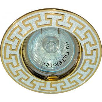 Светильник потолочный, MR16 G5.3 серебро-золото, DL2008