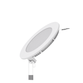 Светодиодный встраиваемый светильник Gauss ультратонкий круглый IP20 6W 2700K 1/20