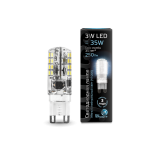 Лампа светодиодная Gauss LED G9 AC185-265V 3W 4100K 1/20/200